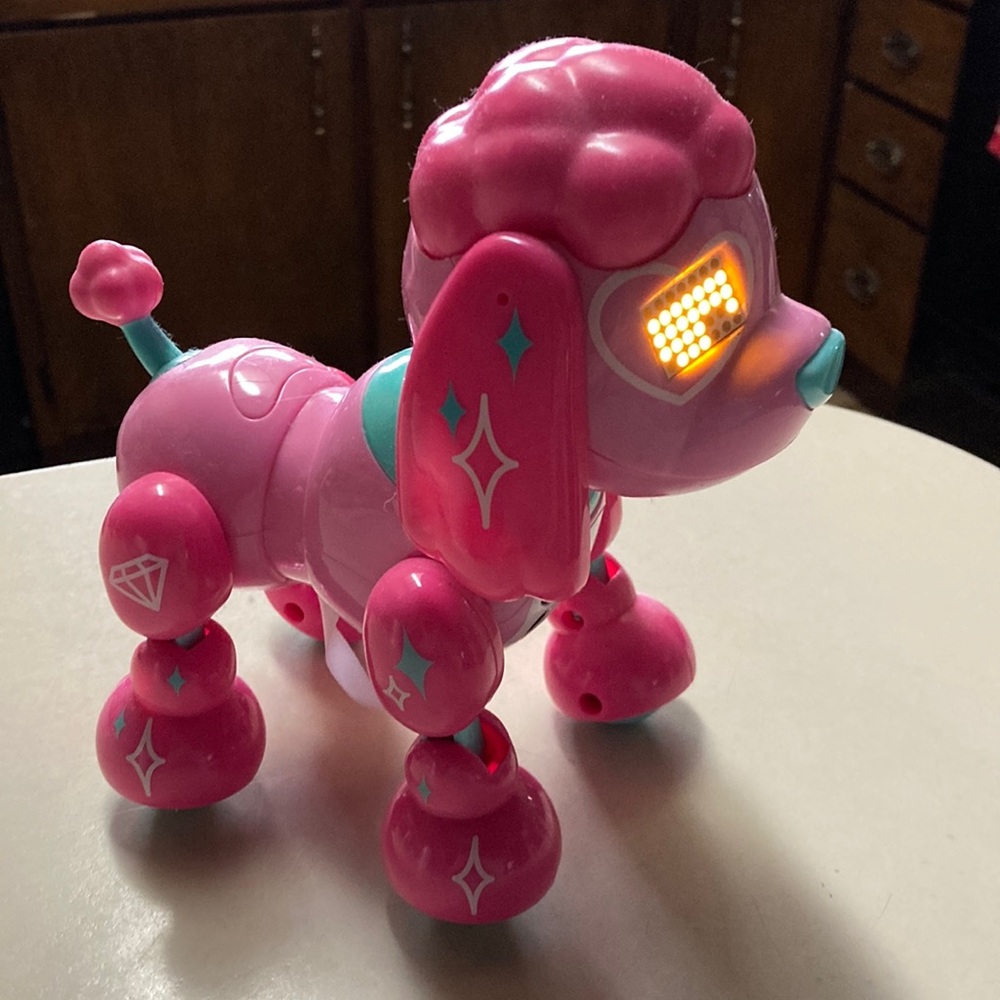 Zoomer pink poodle